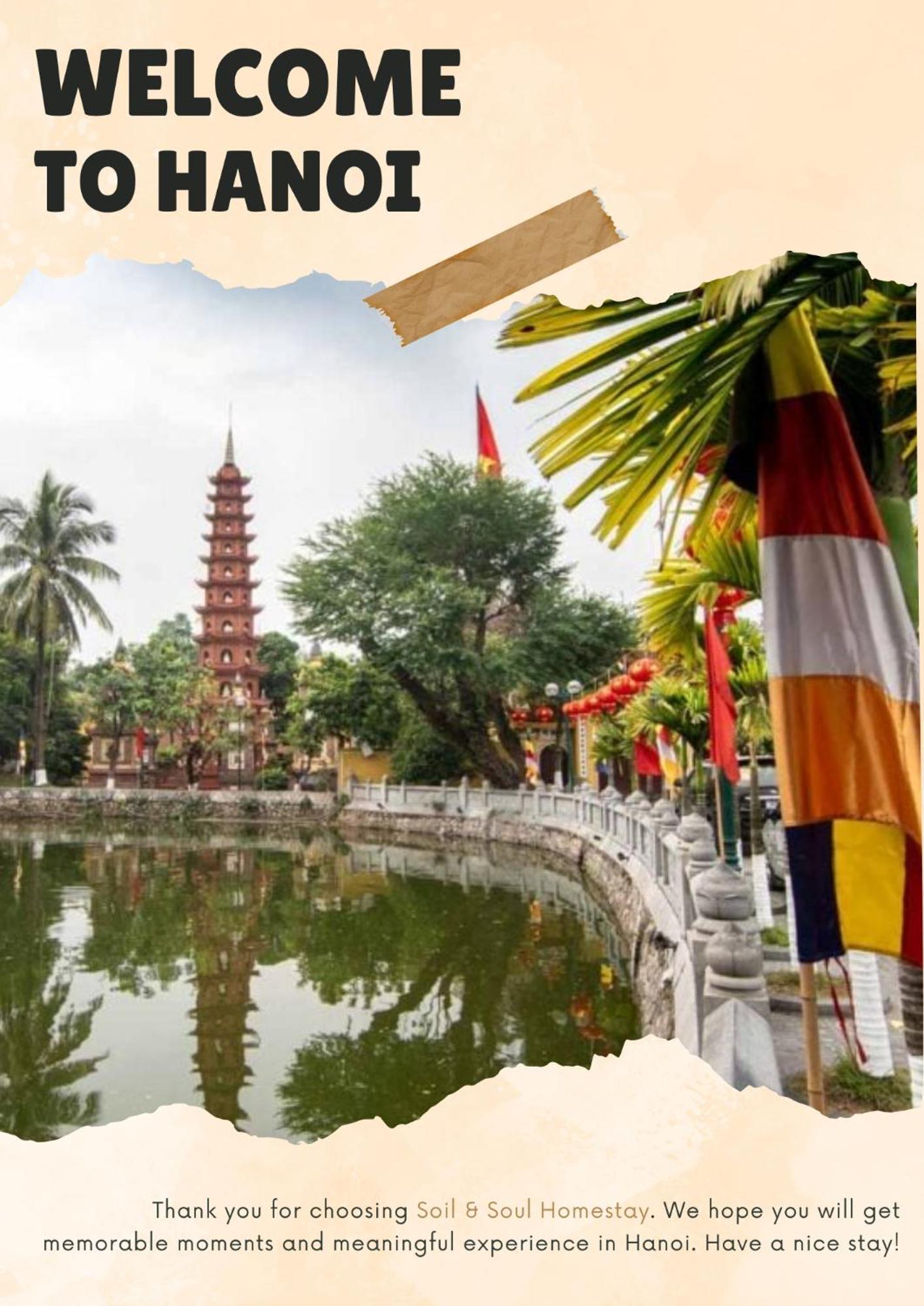 Soil & Soul Homestay Hanoi Exteriör bild